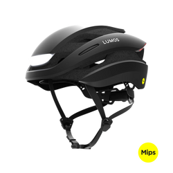 Lumos Ultra helmet | Charcoal Black | Mips | Front angled