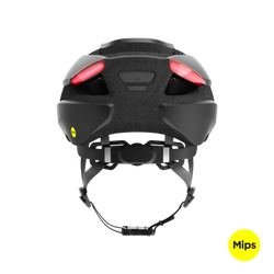 Lumos Ultra helmet | Charcoal Black | Mips | Rear