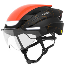 Lumos Ultra E-Bike helmet in Cinder Trail, Mips, front angled view