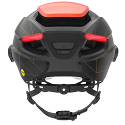 Lumos Ultra E-Bike helmet in Cinder Trail, Mips, rear view
