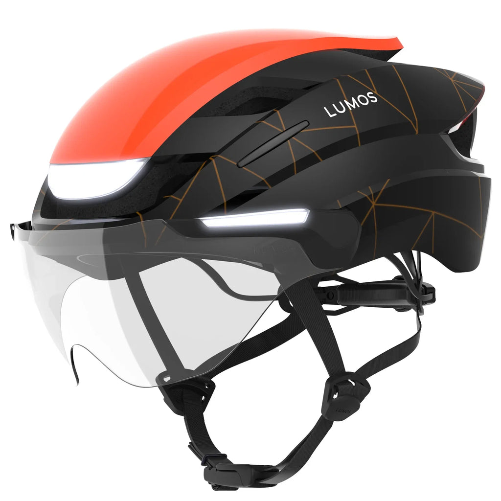 Lumos Ultra E-Bike helmet in Cinder Trail, Standard, front angled view