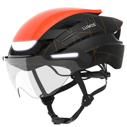 Lumos Ultra E-Bike helmet in Cinder Trail, Standard, front angled view