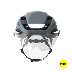 Lumos Ultra E-Bike helmet in Space Blue, Mips, front view