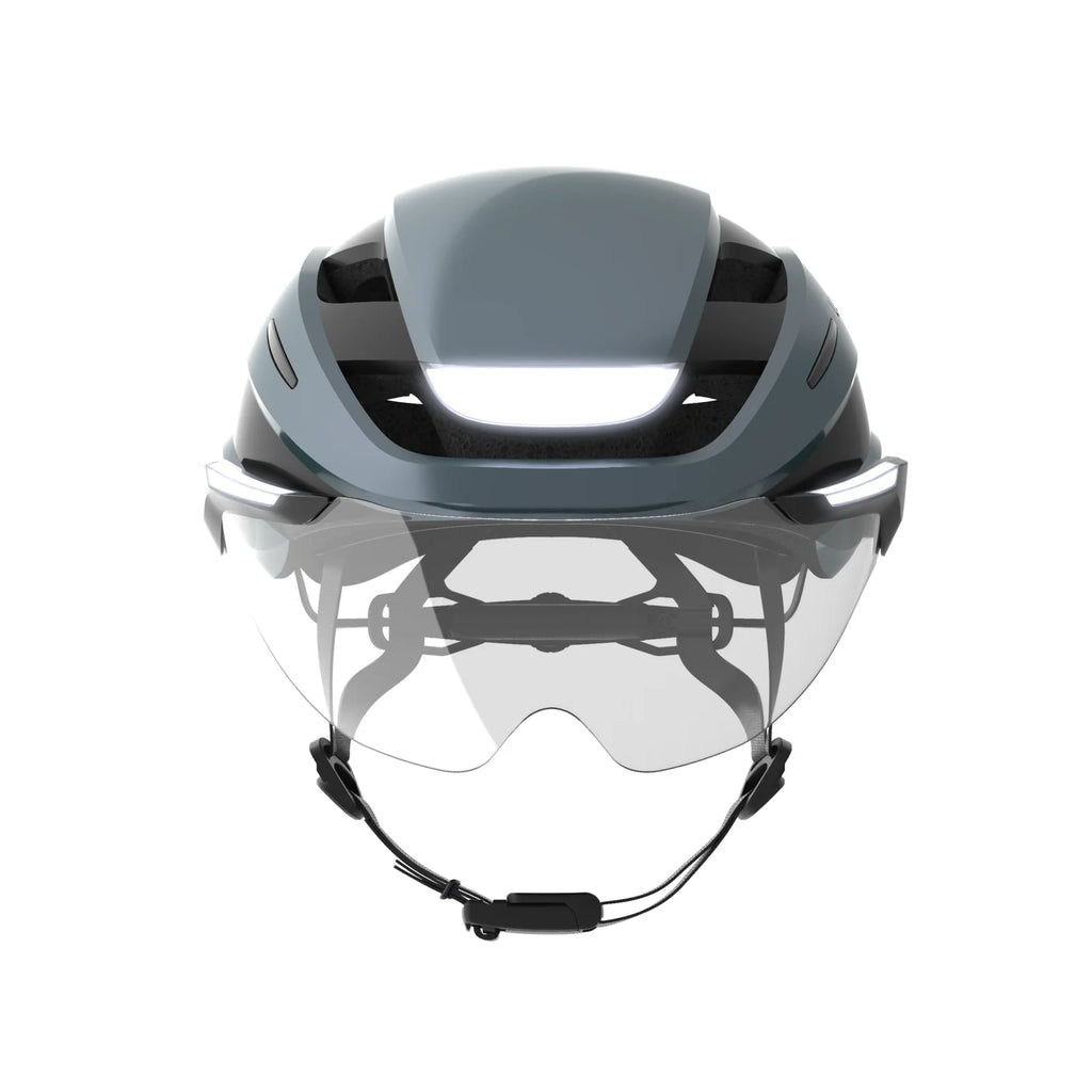 Lumos Ultra E-Bike helmet in Space Blue, Standard, front view