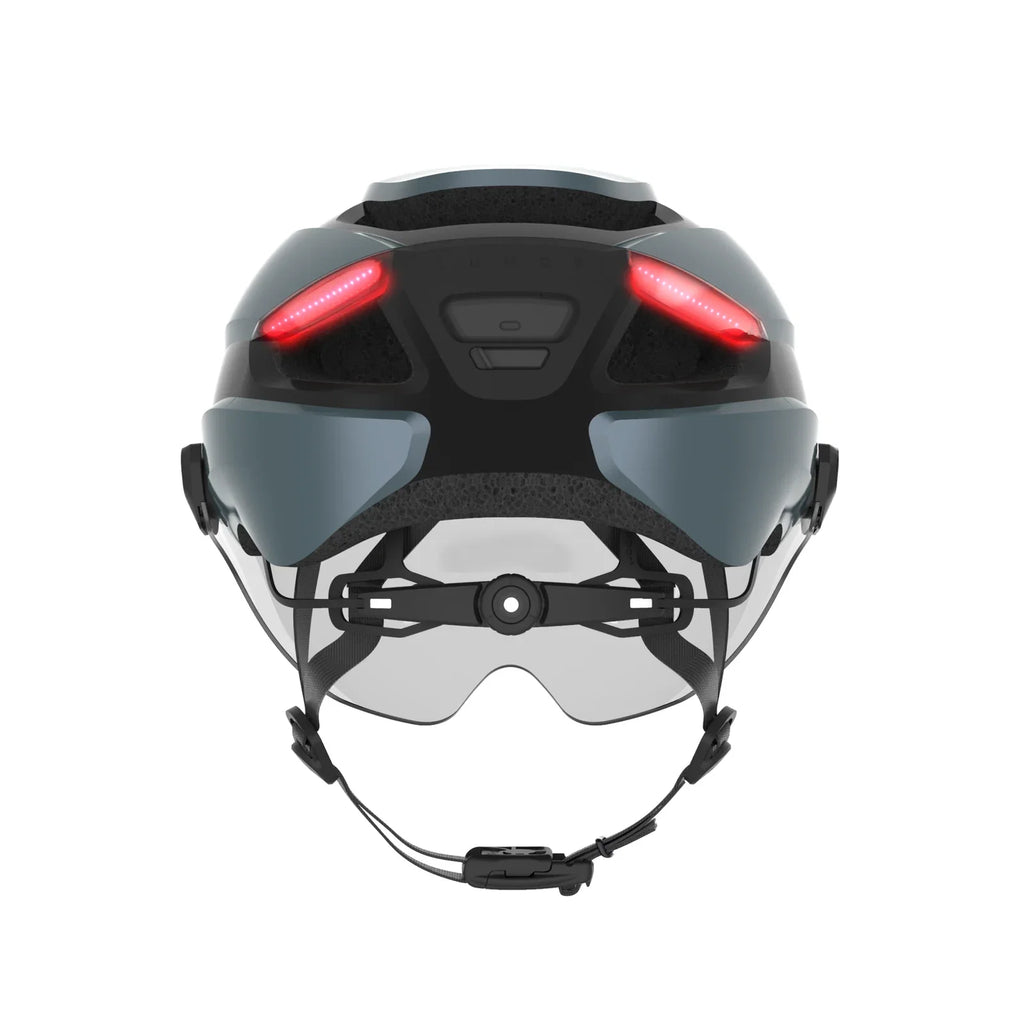 Lumos Ultra E-Bike helmet in Space Blue, Standard, rear view