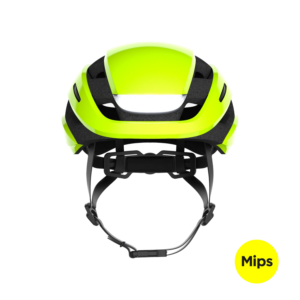 Lumos Ultra helmet | Electric Lime | Mips | Front
